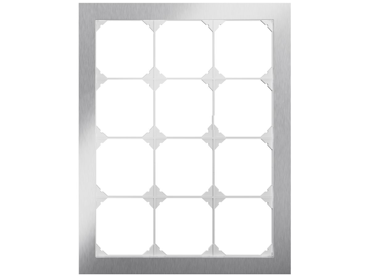 UP-Kopfzeile EDIZIO.liv prestige SNAPFIX® 4×3 214×274mm Edelstahl Cr