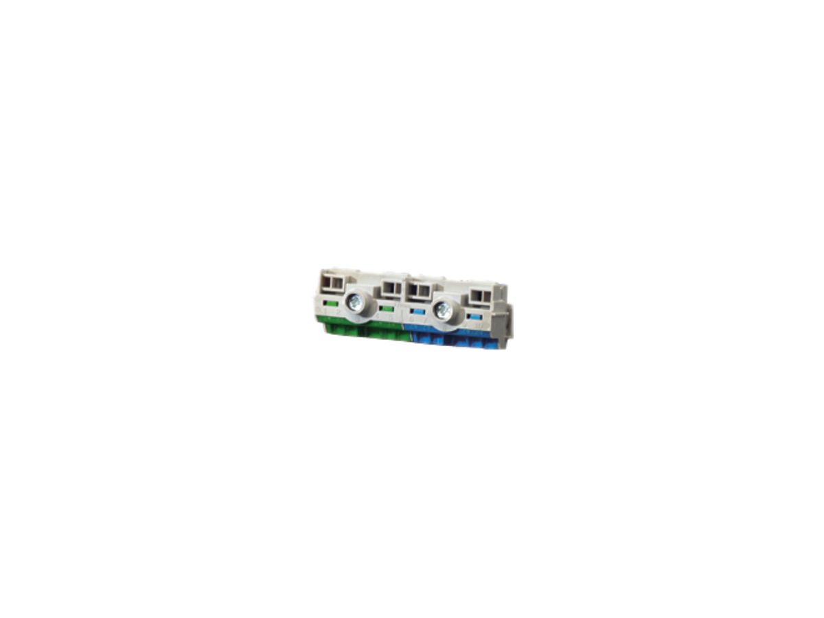 Klemme für Kleinverteiler Hensel PE/N 1×25mm², 4×4mm²
