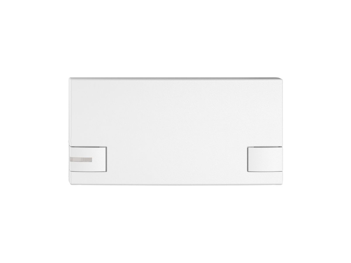 Taste 1/2 EDIZIO.liv KNX und UNI mit SNAPFIX® mit LED 2-Tastenbedienung ws