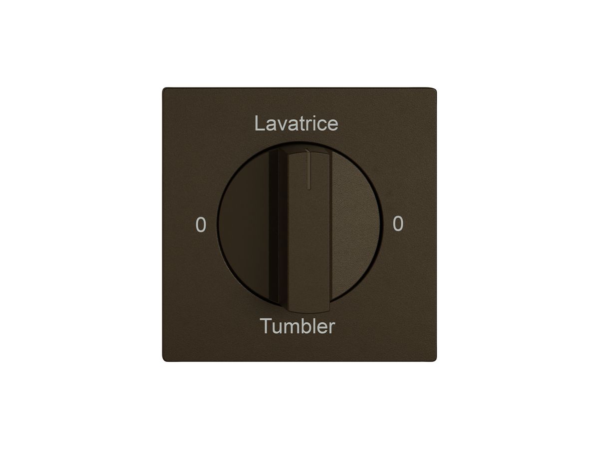 Montageset EDIZIO.liv SNAPFIX® f.Drehschalter m.Griff 0-Lavat.-0-Asciug.br