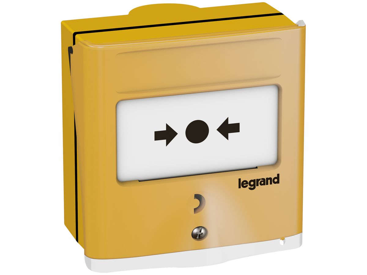 AP Alarmtaster Legrand S+Ö gelb