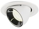 EB-LED-Downlight SLV NUMINOS GIMBLE S, 8.6W 250mA 750lm 4000K 55° ws/chr