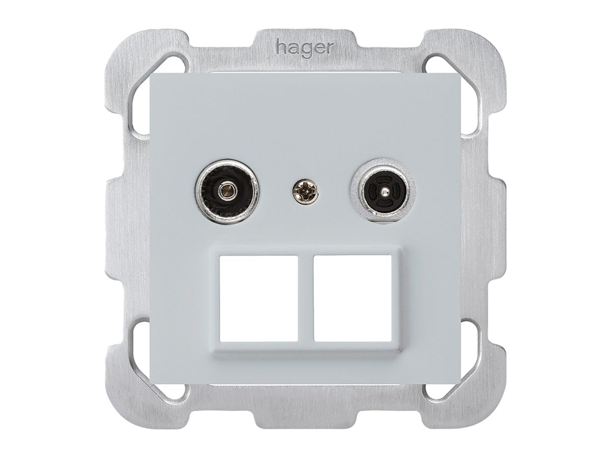 UP-Multimediadose kallysto R/TV Bauart B 4dB 2GHz hellgrau