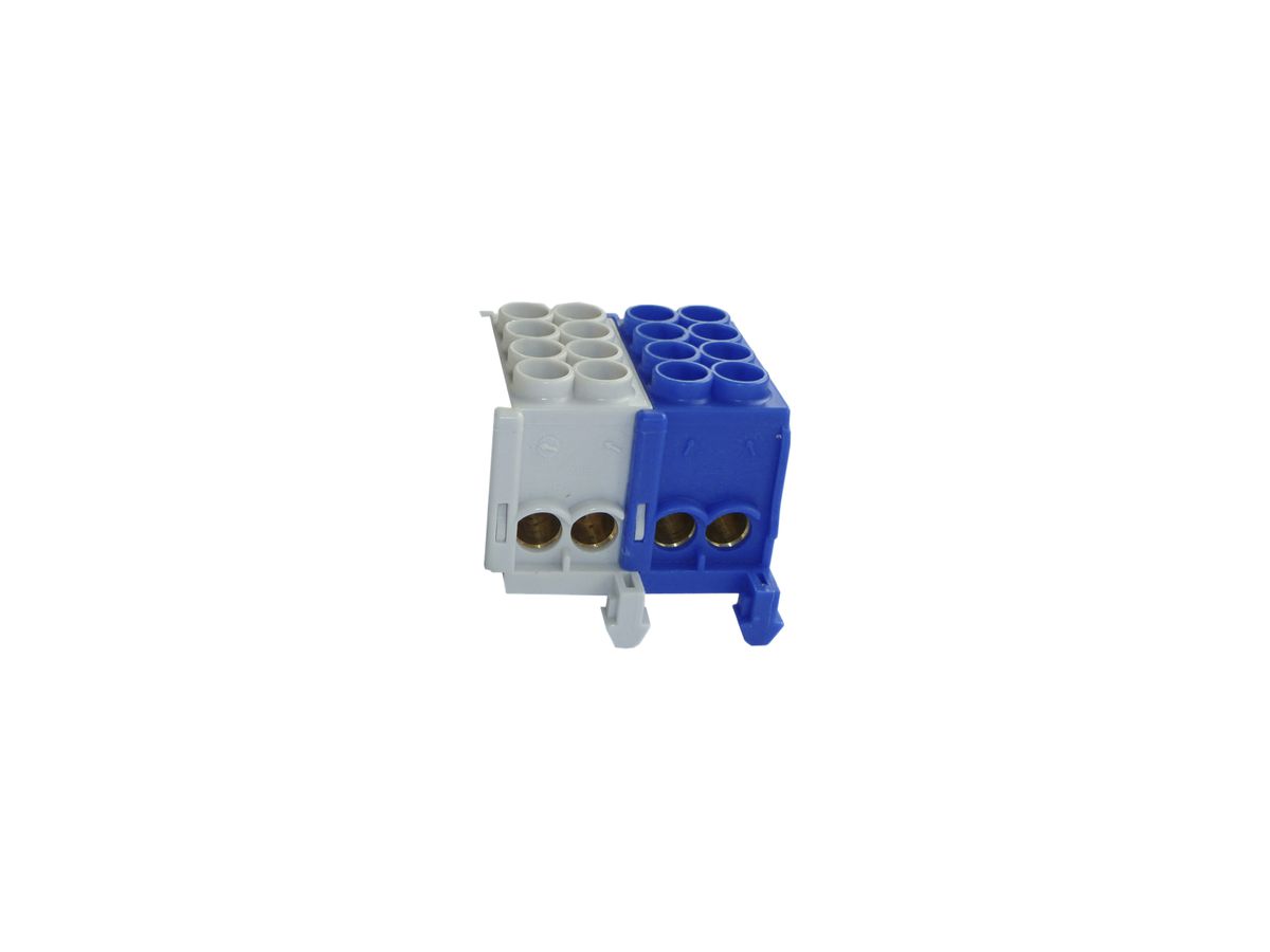 Hauptleiter-Klemme HLAK 2L, 4×25mm², 1×gu/bl