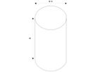 Leuchtenschirm SLV FENDA Ø150×400mm grau