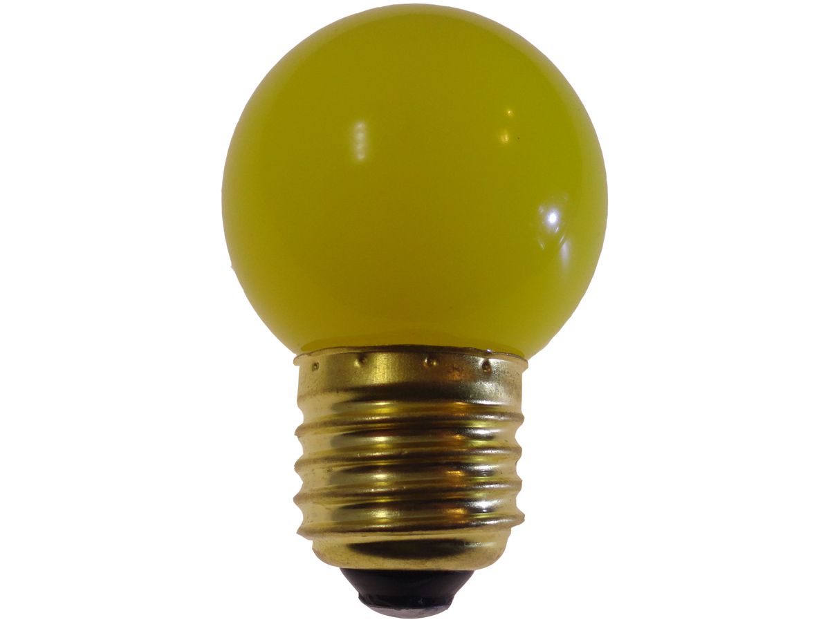 LED-Lampe ELBRO E27 0.7W 230V gelb matt
