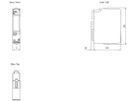 SPS-Eingabemodul Siemens SIMATIC ET200SP DI 8×24VDC BA A0 CC01, 10 Stk