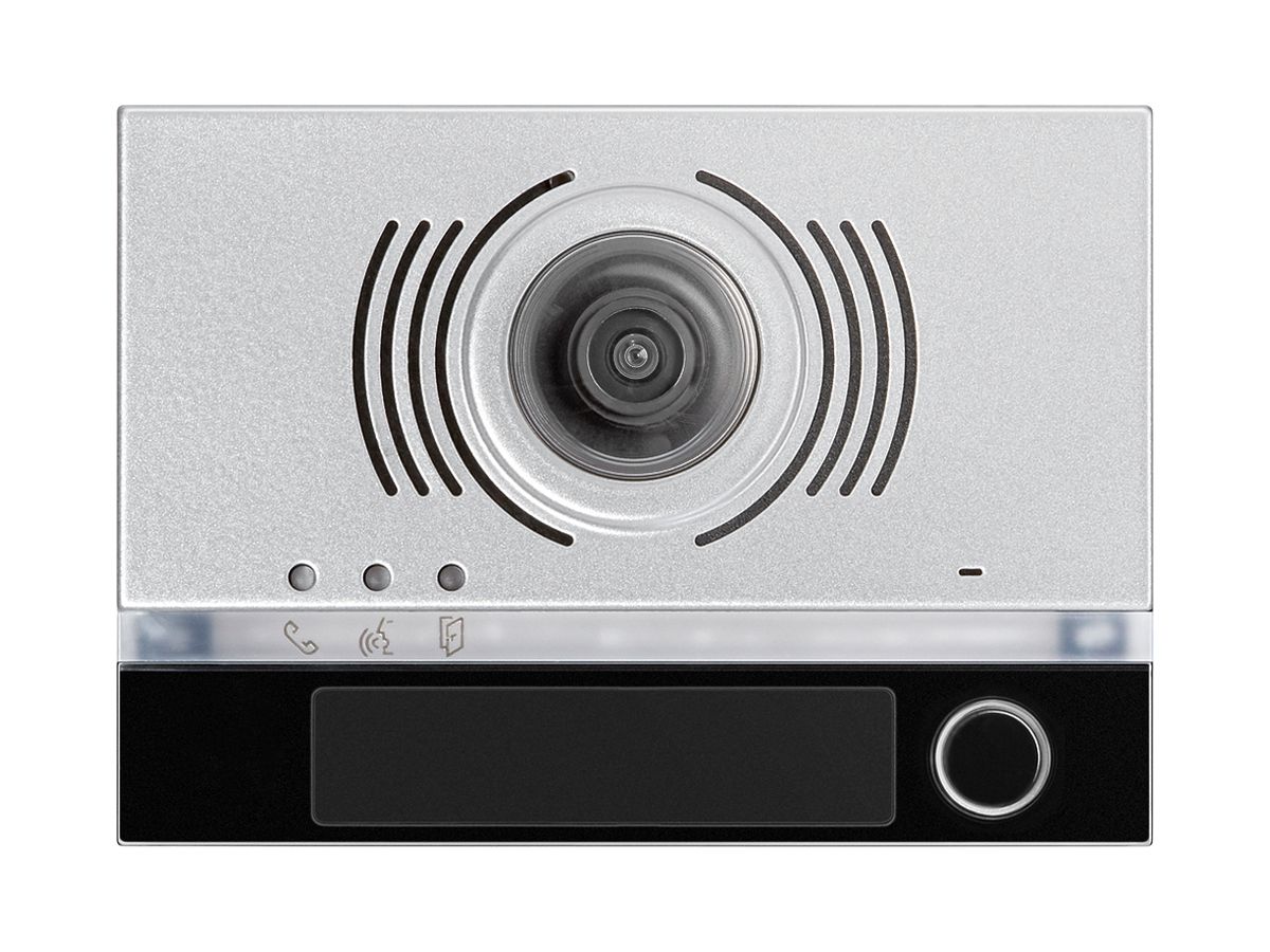 Frontplatte für Kamera- und Türlautsprechermodul Urmet Alpha, 1×Taste, IP55, sz