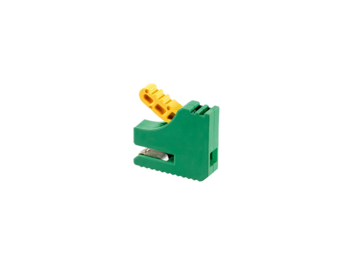 Sammelschienenklemme Weidmüller ZF 4 S 2.5mm² Zugfeder grün/gelb