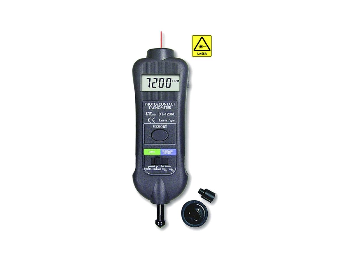 Digital-Drehzahlmesser ELBRO optisch und mechanisch