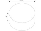 Leuchtenschirm SLV FENDA Ø455×280mm grau
