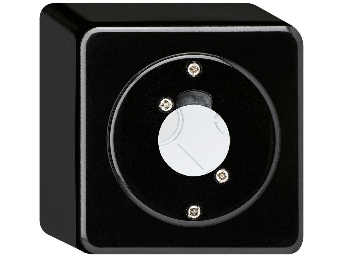 AP-Montageset für 1 XLR schwarz basico