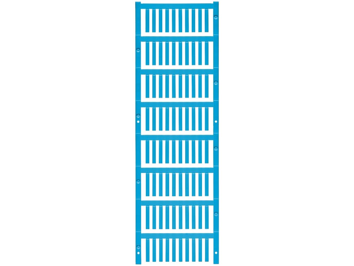 Leitermarkierer Weidmüller MultiCard SF für Ø1…1.3mm 21×3.2mm PA66 blau