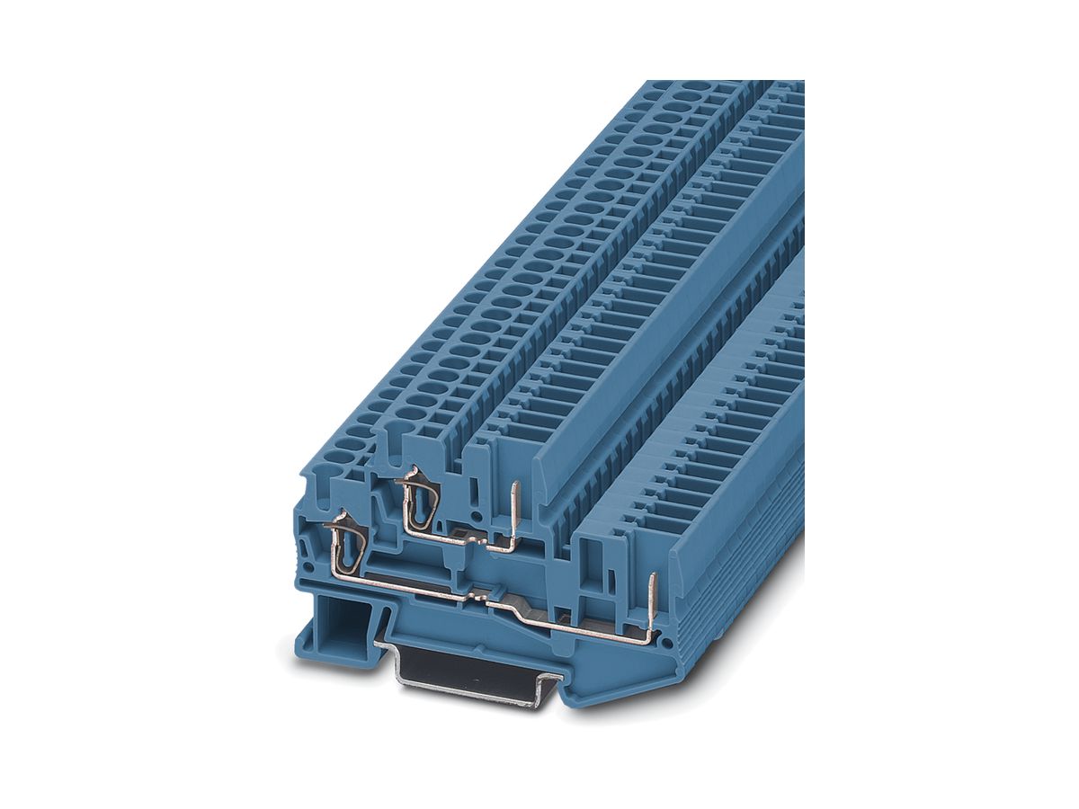 Doppelstockklemme 0.08…4mm² blau STTB 2.5/2P BU