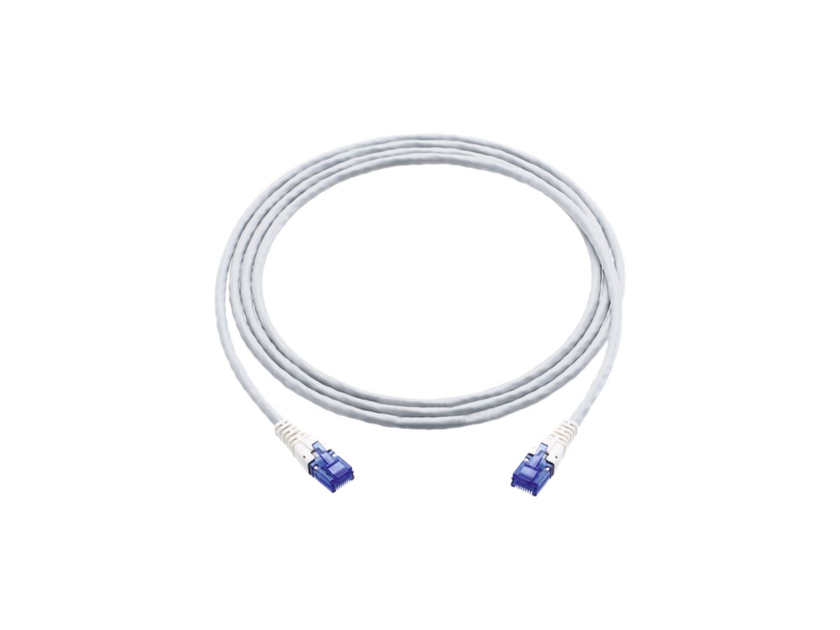 Patchkabel RJ45 R&M 15m grau U-UTP Kat.6 LSZH Klasse E