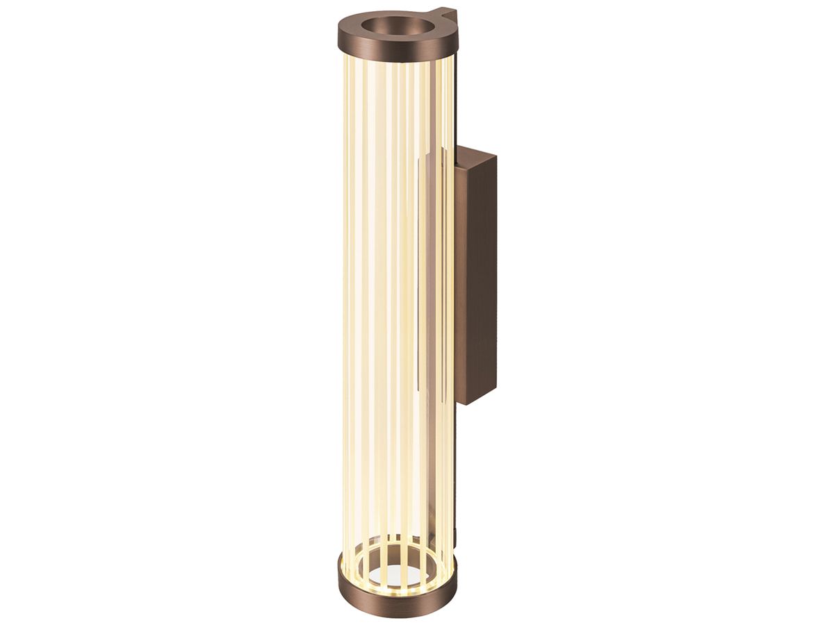 LED-Wandleuchte SLV QUIMERA 8.2W 320lm 927/930 DIM Ø76×413mm Kupfer