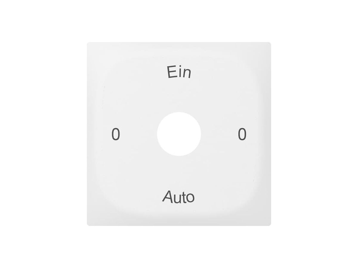 Frontrahmen SIDUS mit Gravur weiss