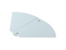 Deckel BET RBD W zu Bogen verstellbar 300mm Stahl bandverzinkt Zink-Aluminium
