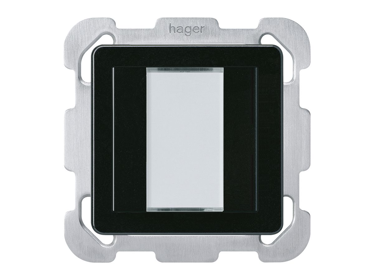 UP-Taster Hager basico B KNX 2-fach schwarz