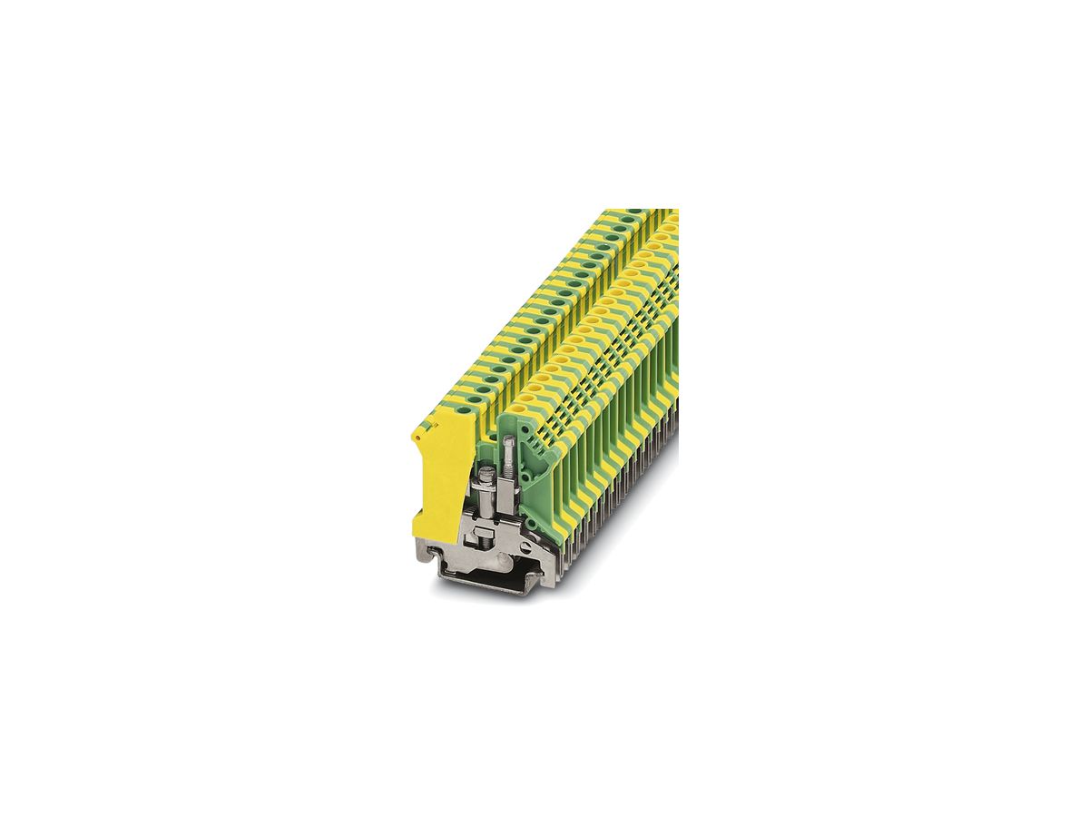 Durchgangsreihenklemme 0.2…6mm² grün/gelb, USLKG 5