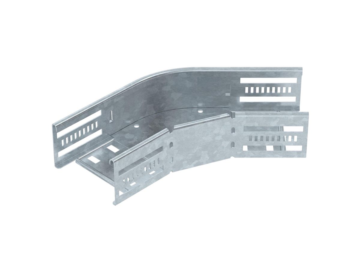 Bogen BET RB 45° 60×100mm Stahl feuerverzinkt