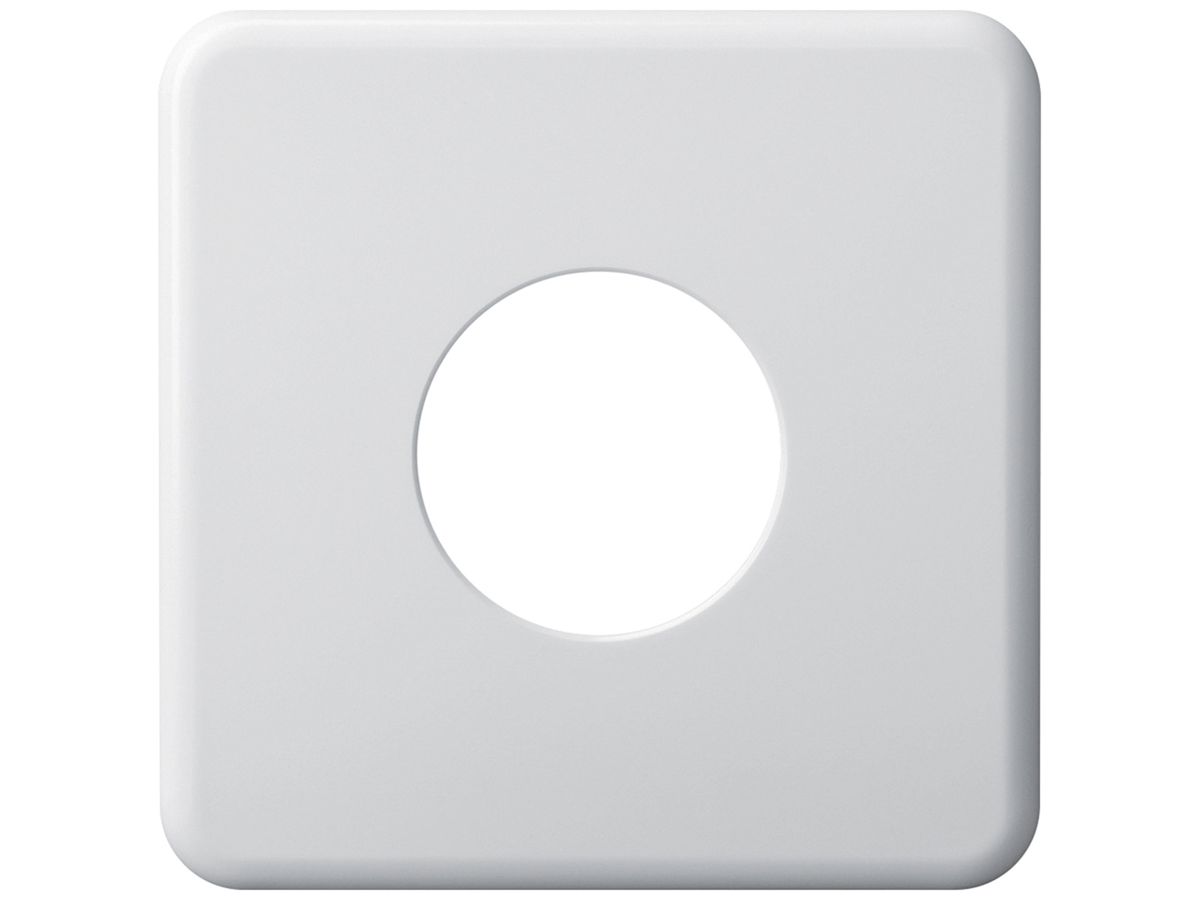 Abdeckplatte basico II Ø43mm weiss