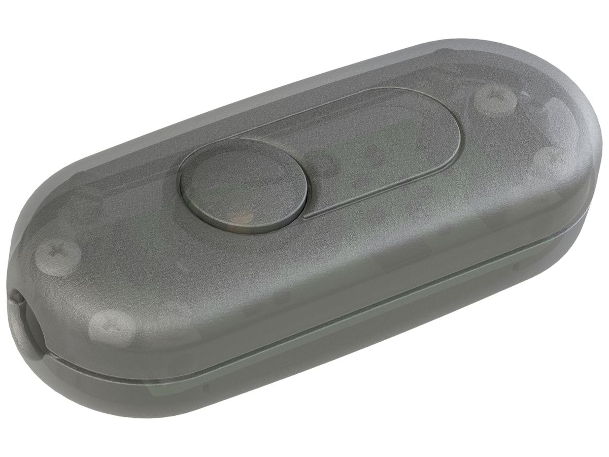 LED-Schnur-Tastdimmer ELBRO transparent 5…100W/VA 81×32×23mm