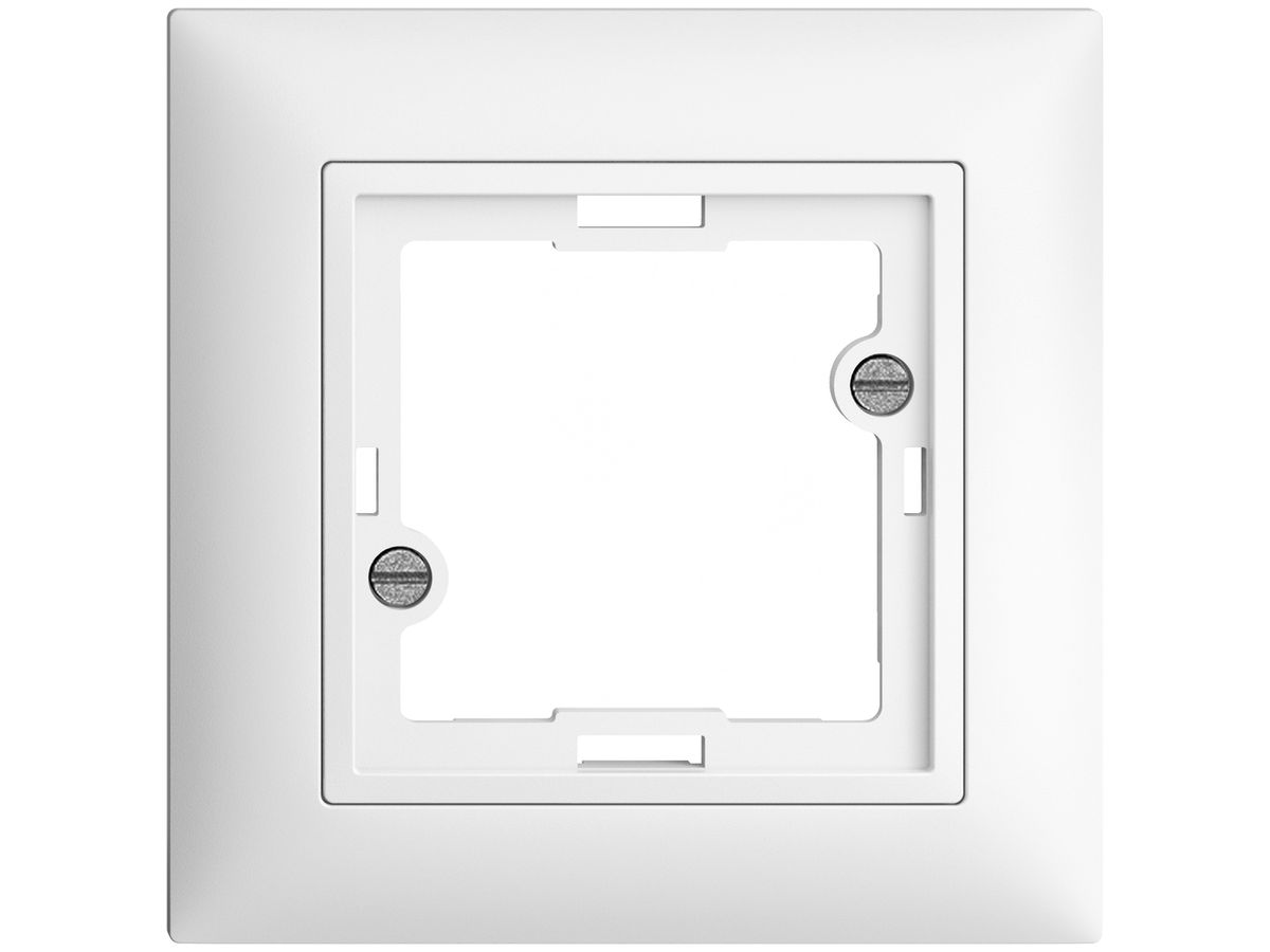 Frontset, EDIZIOdue weiss 88×88mm für Signallampe flach