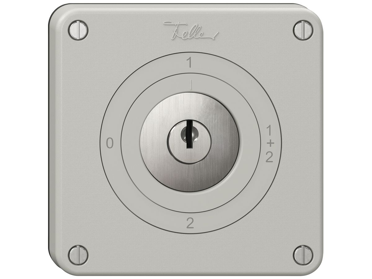 Schlüsselschalter NEVO SNAPFIX® Serienschalter 16A 400V 0-1-1+2-2 lgu