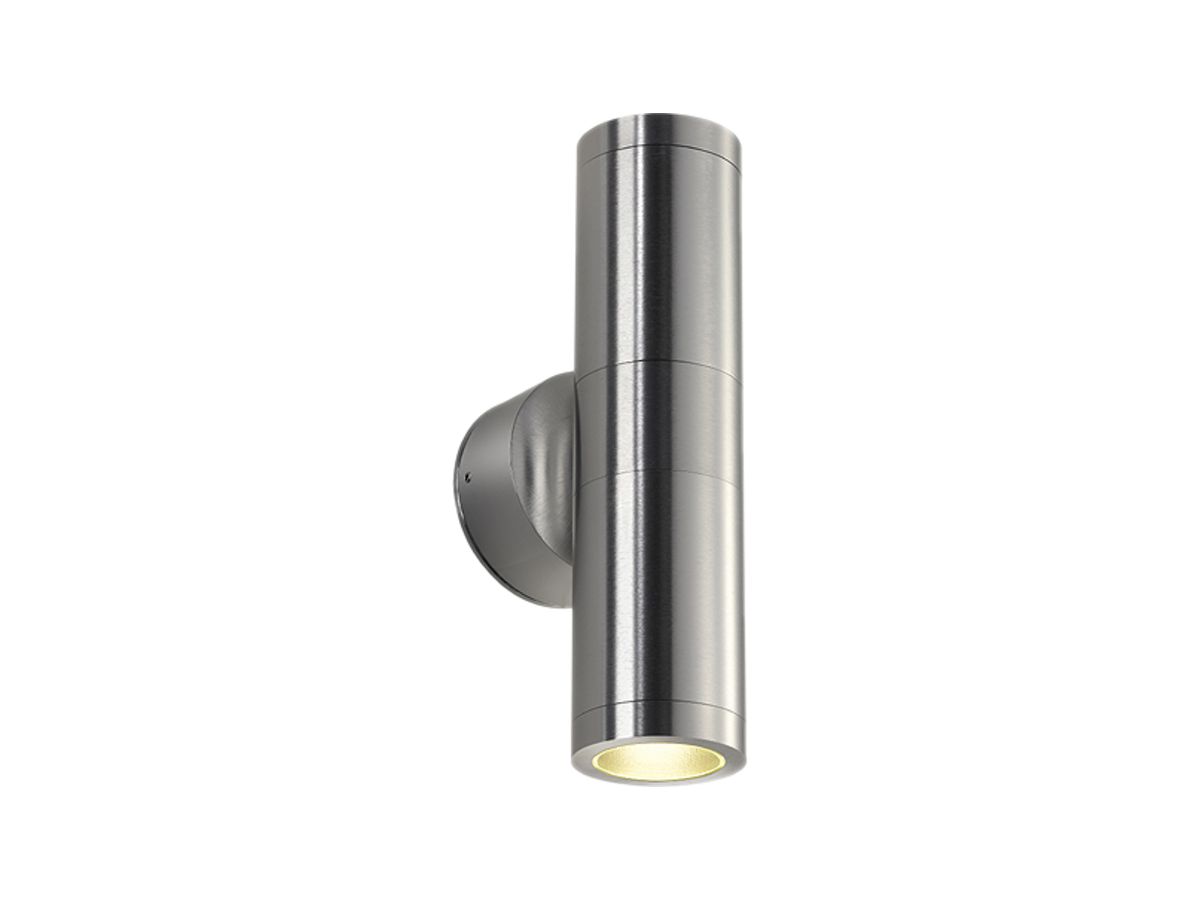 Wandleuchte SLV ASTINA OUT ESL, 2×GU10 11W IP44 Aluminium gebürstet