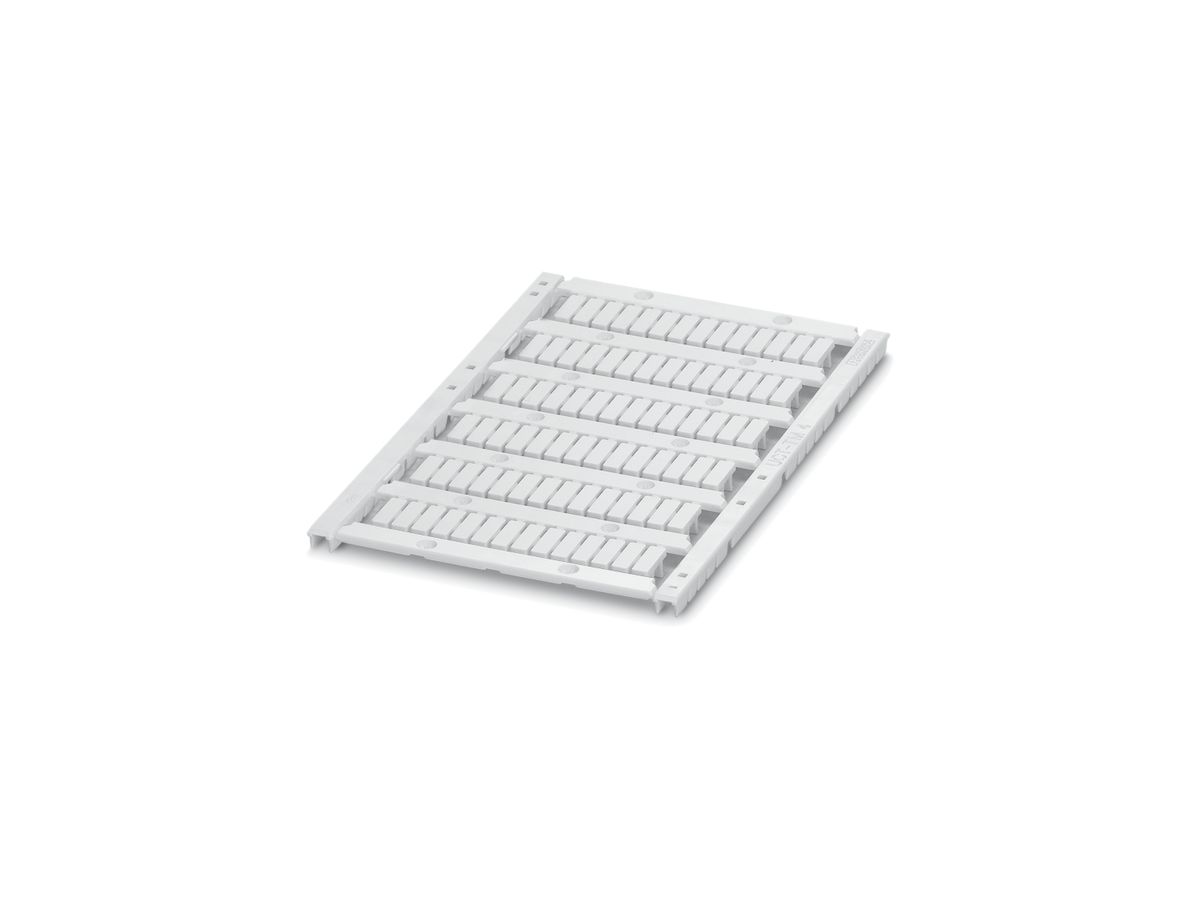 Bezeichnungskarte UCT-TM 4 weiss für Klemmen 3.6×10.5mm