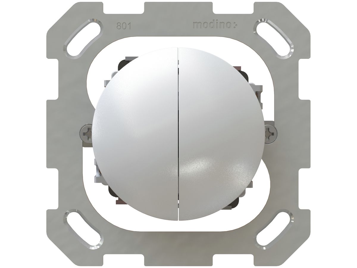 Drucktaster MAX HAURI EXO 2×A/R, IP55, weiss