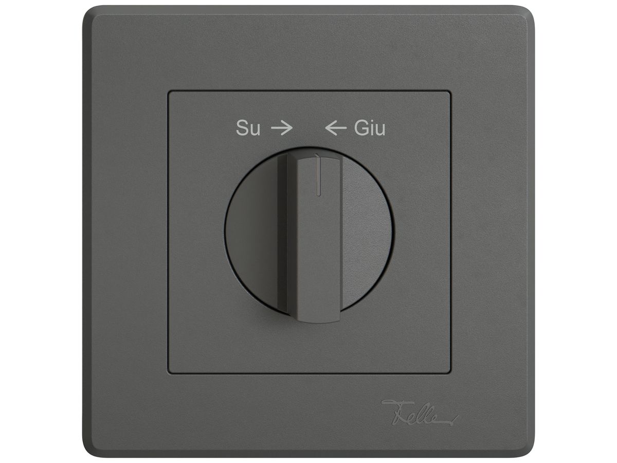 UP-Montageset EDIZIO.liv SNAPFIX® f.Drehschalter m.Griff Su → ← Giù dgu