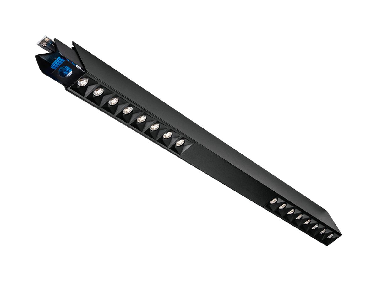 LED-Deckenleuchte SG Lineal surface Cubic 18W 2300lm 840 DALI 841mm schwarz