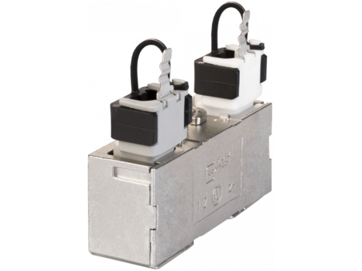 Kabelverbinder ITplus Klasse EA, Kat.7A, geschirmt, U-Form 360°
