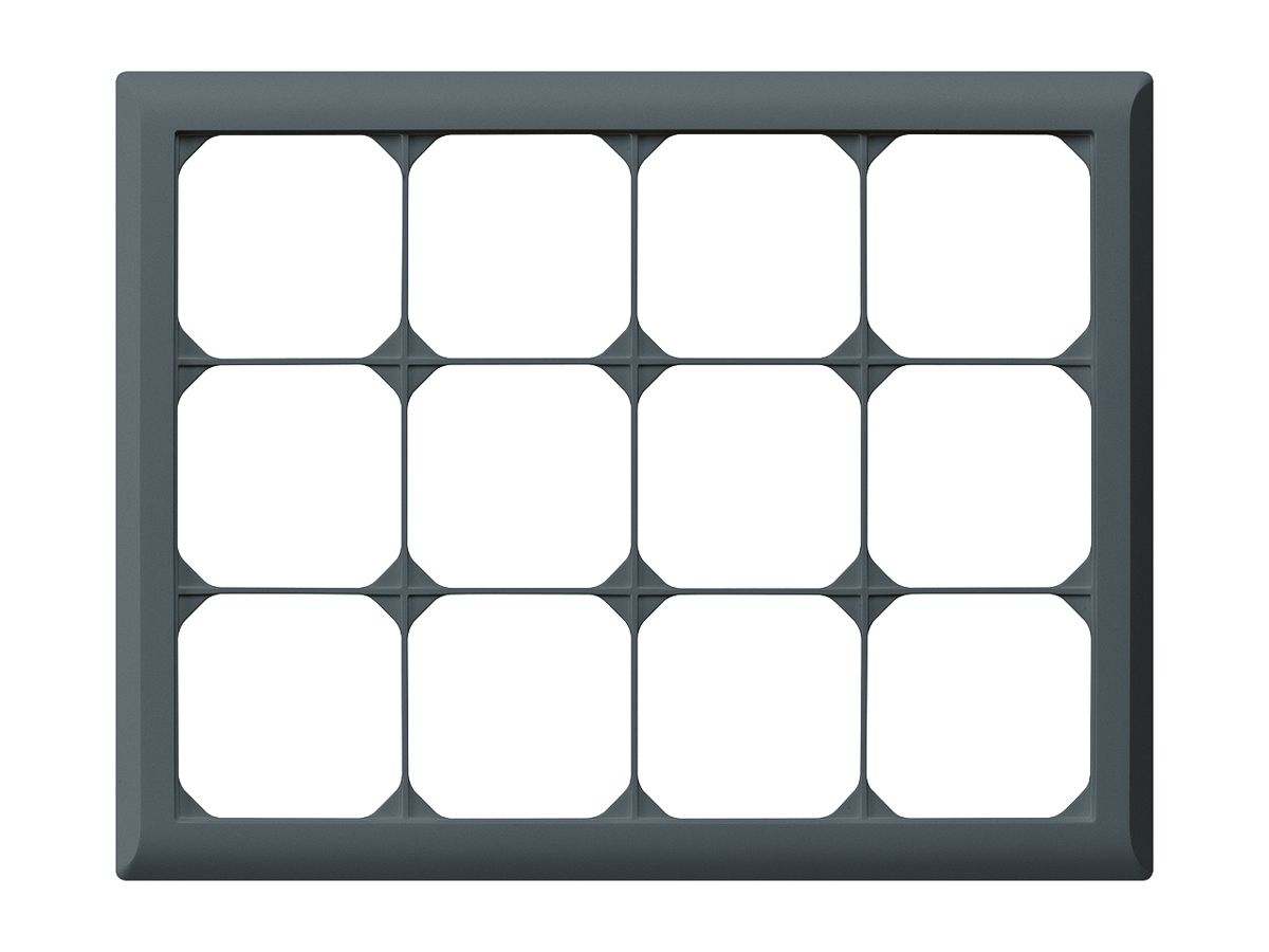 UP-Abdeckrahmen kallysto.line 4×3 anthrazit horizontal 212×272mm