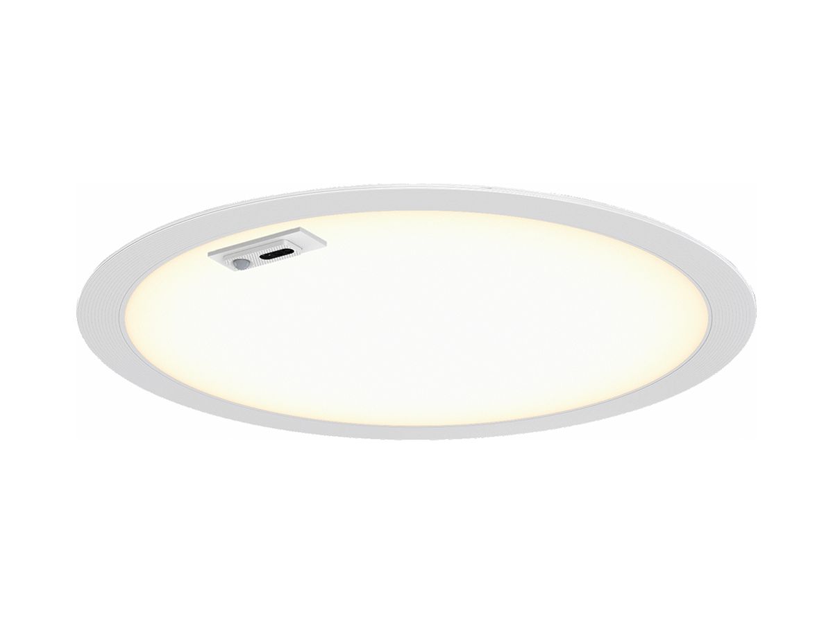 EB-LED-Deckenleuchte Philips Essential PIR SEN 15.4W 1817lm 930 DIM Ø400×82mm ws