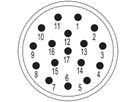 Stift Weidmüller SAI-M23-SE-17 Crimpanschluss M23 17L