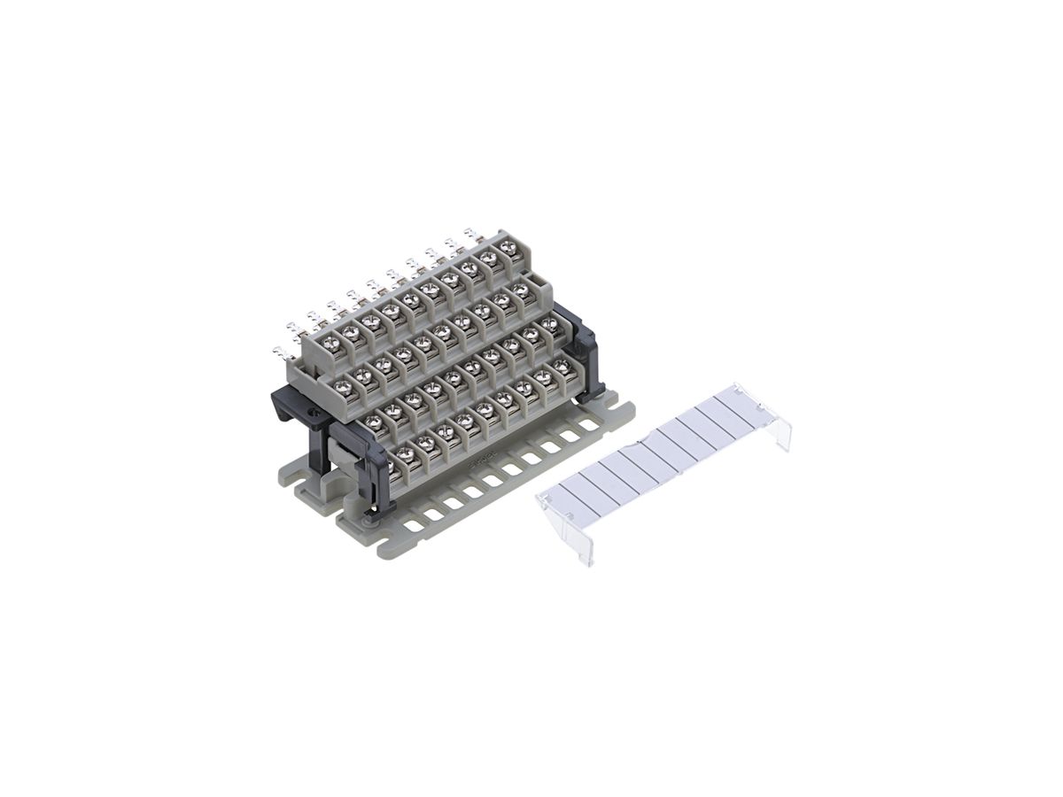 Klemmenleiste Reichle & De-Massari 2×20P 17.5A 0.75…1.5mm² löten/schrauben