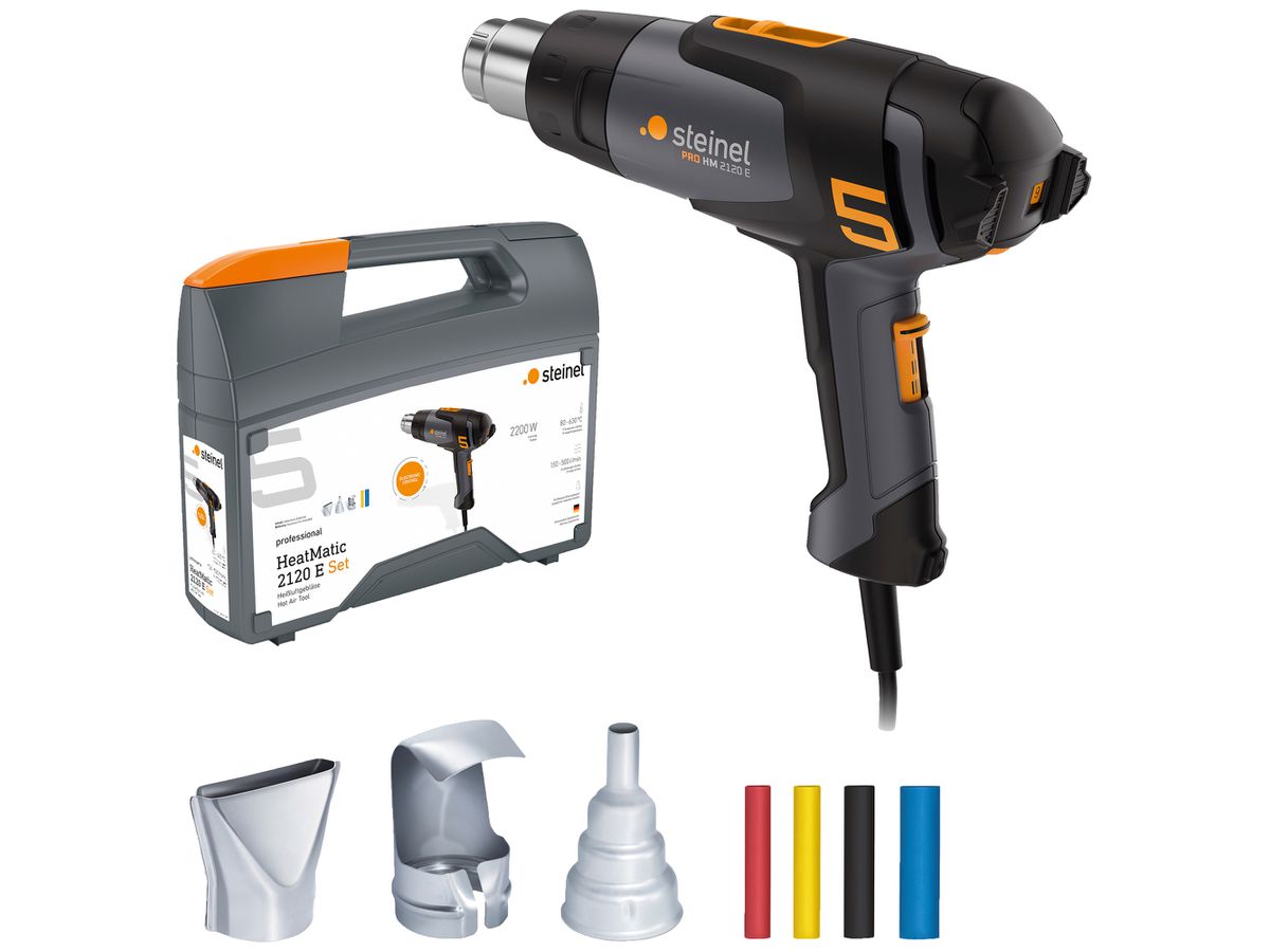 Heissluftgebläse PRO HM 2120 E 80…630°C 2200W 230V 253×87×200mm Koffer
