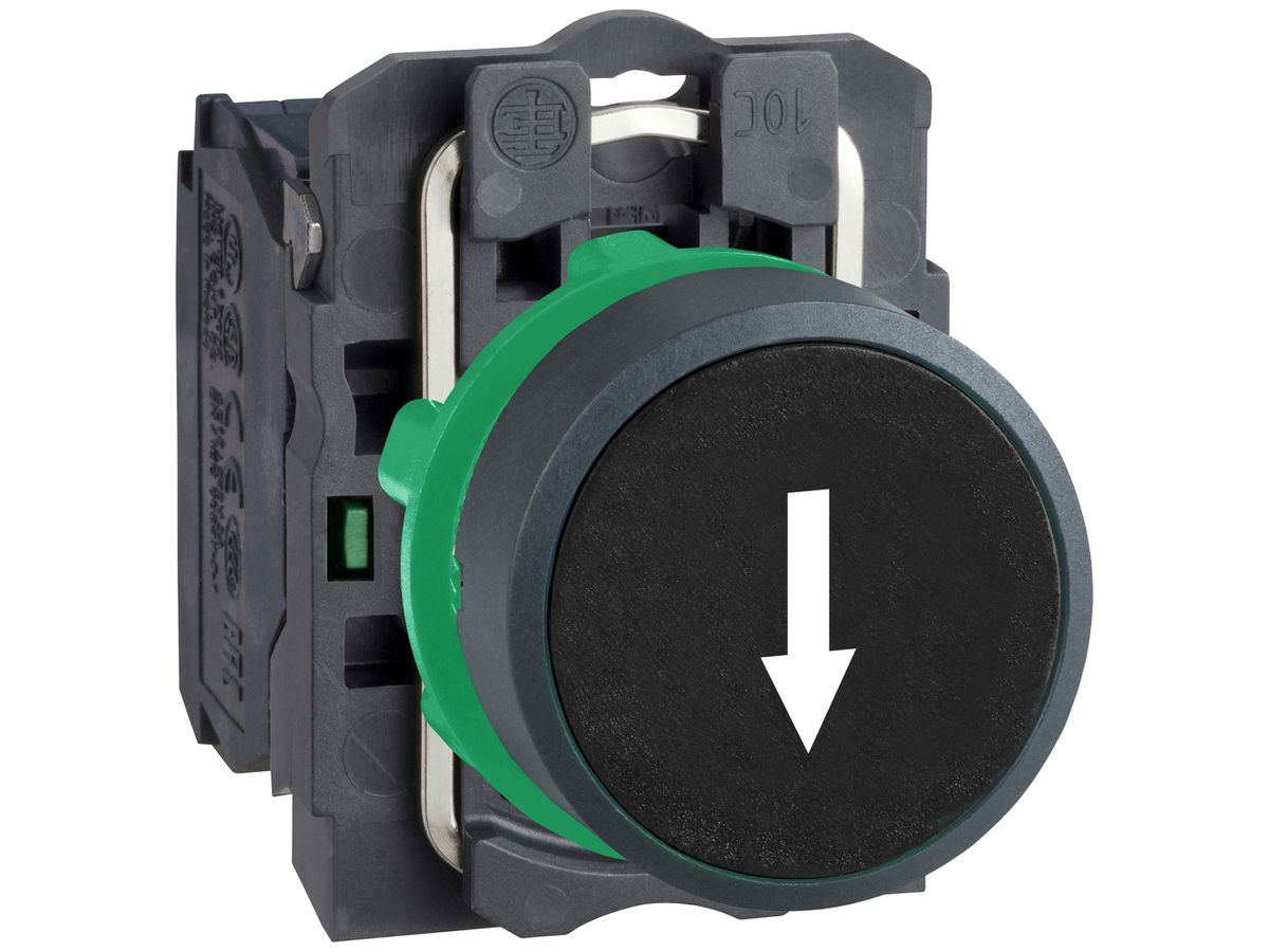 Drucktaster Harmony XB5 flach sz Ø22.5mm 1NO IP66