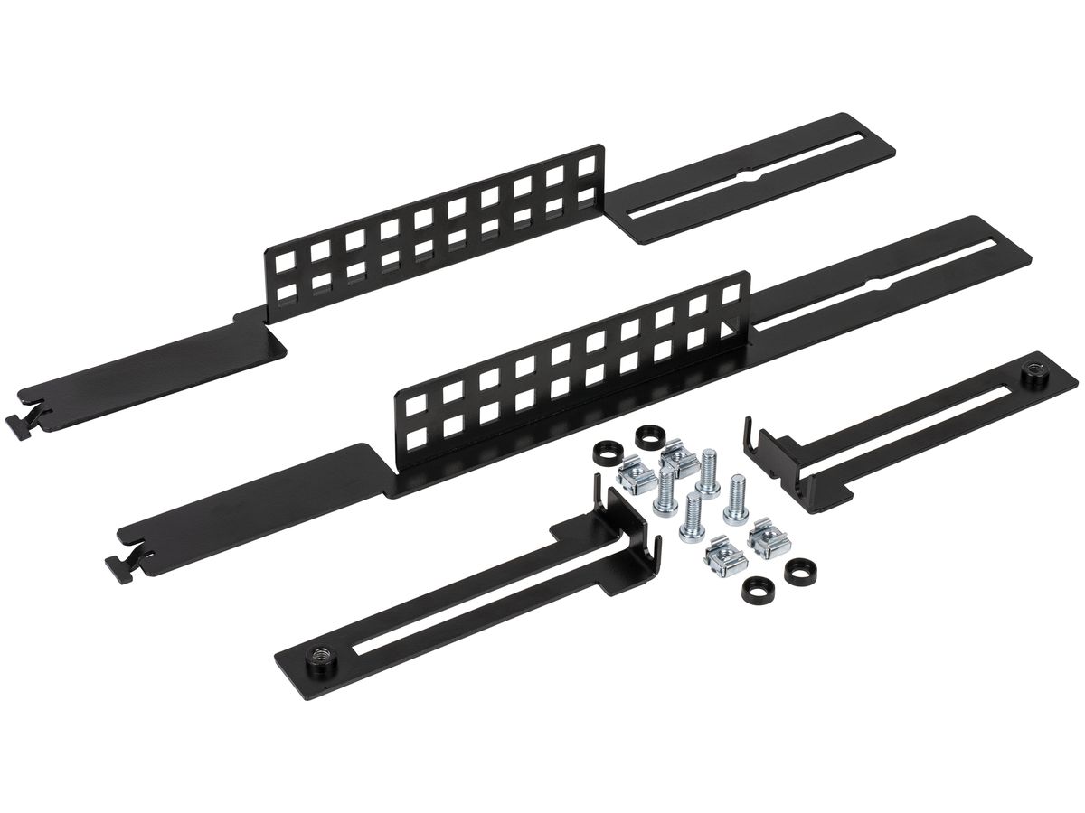 Rangierfeld-Kabelablage Netscale 48, seitlich, justierbar, schwarz