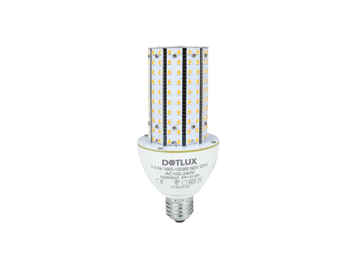 LED-Lampe DOTLUX RETROFITnav, E27 18W 2520lm 2100K