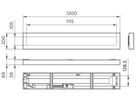 AP-LED-Deckenleuchte CoreLine SM136V NOC 31W 4000K DIM 1200×200mm IP20 weiss