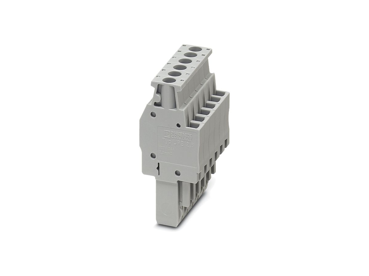 Stecker Phoenix Contact 13L 0.14…4mm² grau mit Schraubanschluss UPBV2.5/13