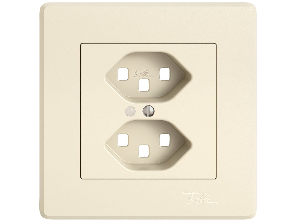 UP-Montageset EDIZIO.liv SNAPFIX® für 2×T23 mit Frontlinse cr