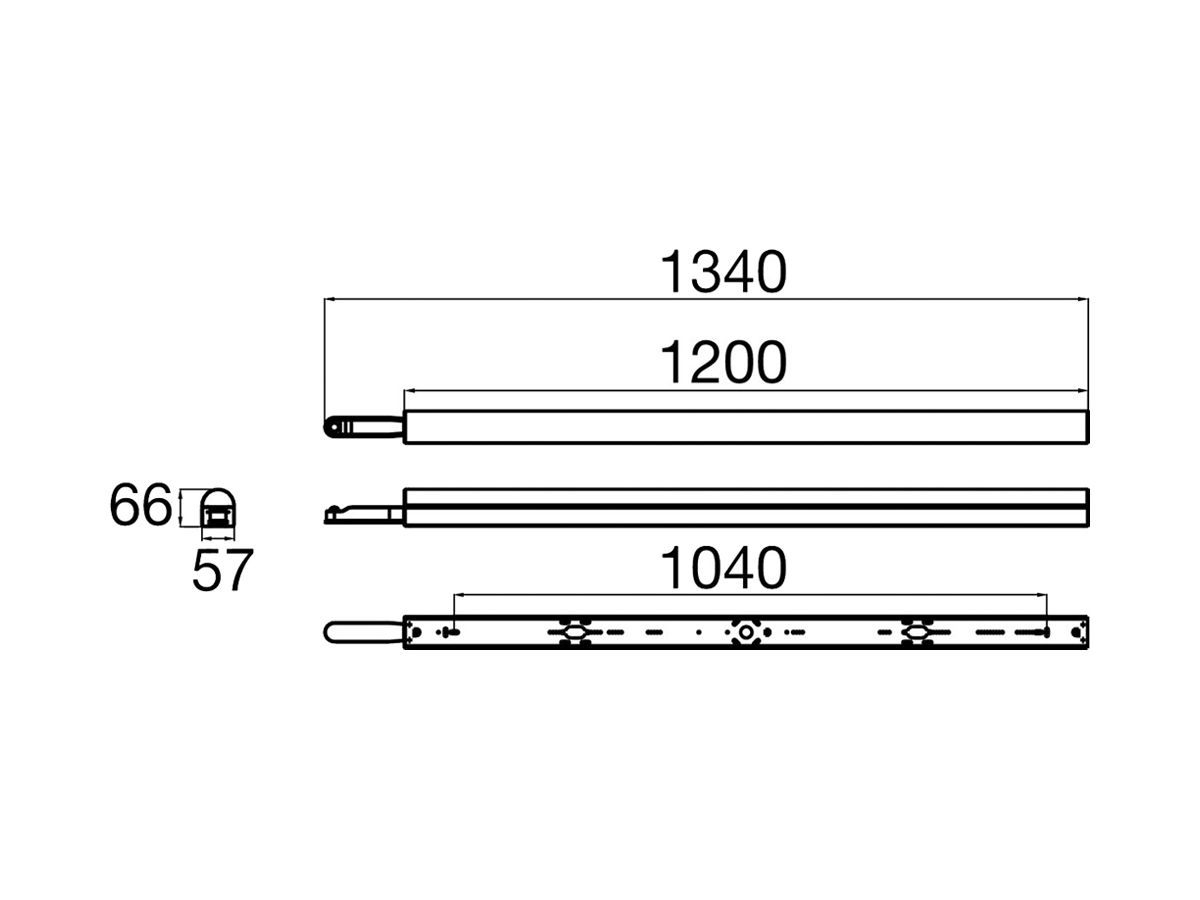 LED-Lichtleiste SLV BATTEN P PIR 35W 5310lm 830/840/850 1200mm weiss