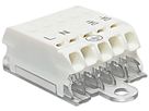 Verbindungsklemme 5P 0.5…2.5mm² Bef-Büg.Erdung "L/N/ERDE/DA+/DA-" 24A 450V ws/tr