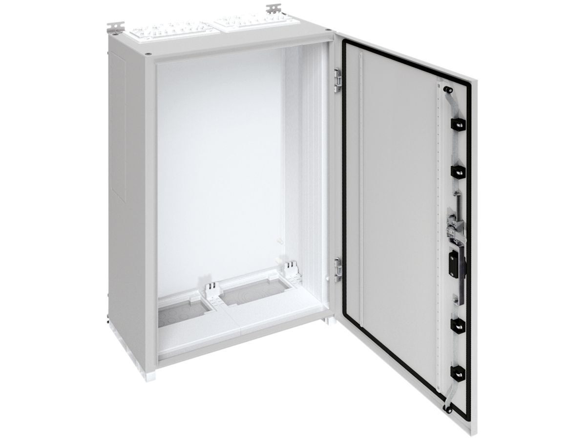 Wandschrank Hager univers mit Volltür SK II IP55 950×550×275mm RAL 7035