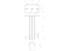 Stütze U-Profil Bettermann US-7 L=1900mm tauchfeuerverzinkt